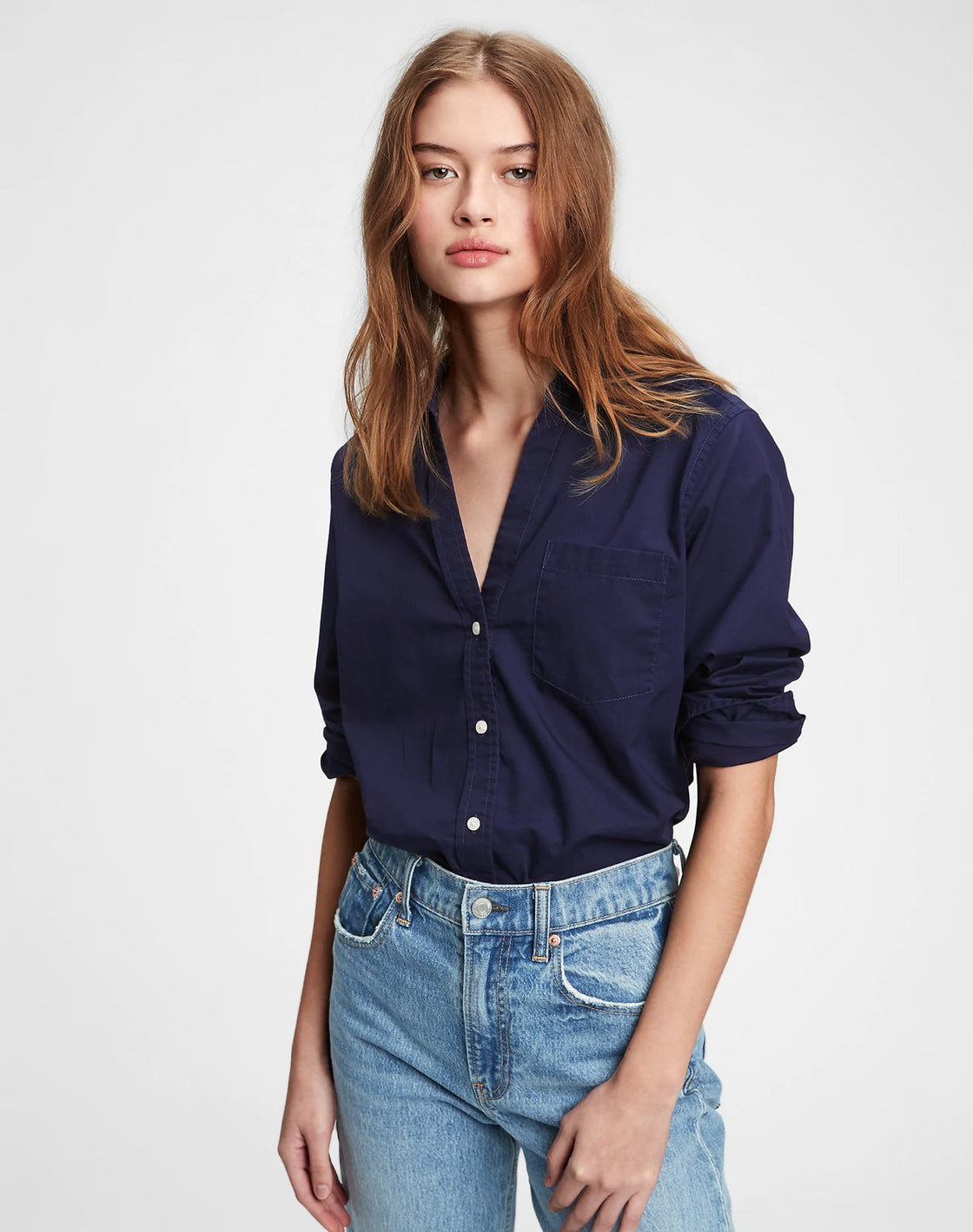 Levi's essential western denim shirt