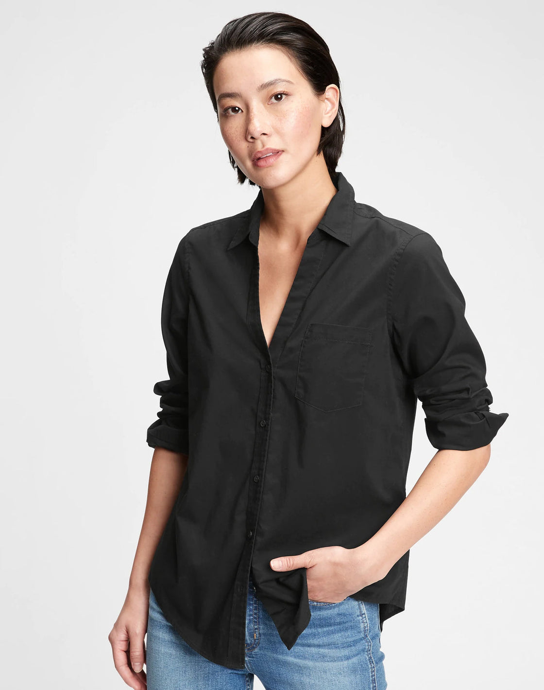 Levi's essential western denim shirt