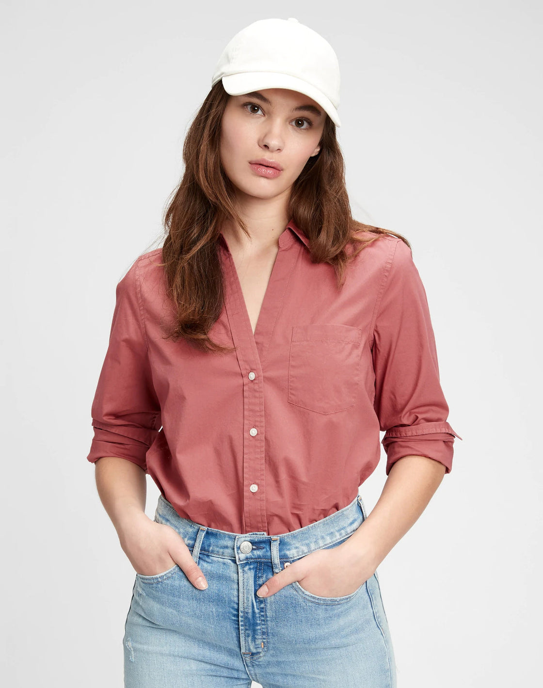 Levi's essential western denim shirt